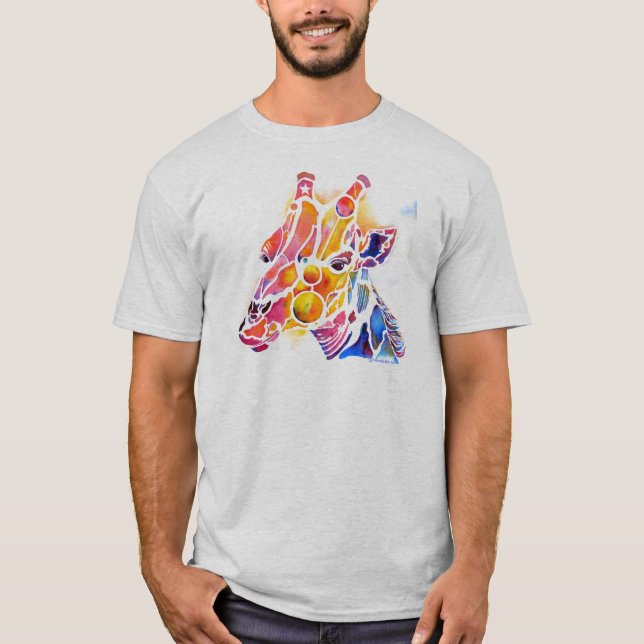 T-shirt Girafe lunatique (Devant)