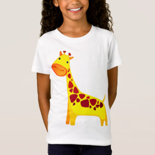 T-Shirt Girafe mignonne de bande dessinée