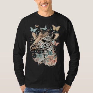 T-shirt Girafe Mignonne Hommes Femmes Enfants 2