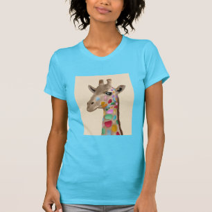 T-shirt Girafe multicolore