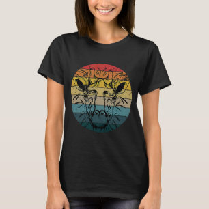 T-shirt Girafe pour filles, enfants, garçons, femmes anima