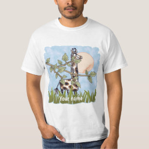 T-shirt Girafe qui se cache