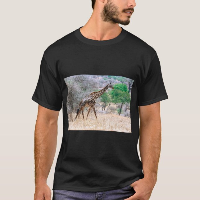 T-shirt Girafe, Tanzanie (Devant)