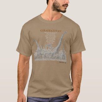 T-shirt Giraffatitan votre chemise intérieure Greg Paul 2