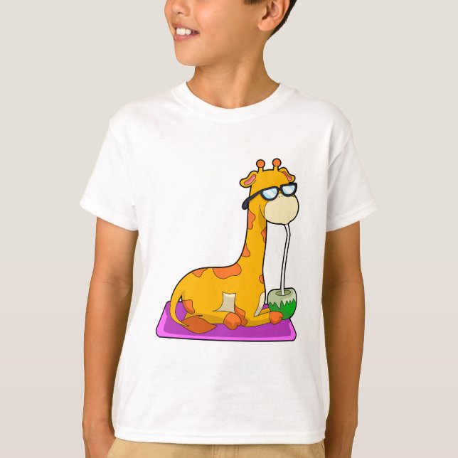 T-shirt Giraffe à la noix de coco (Devant)