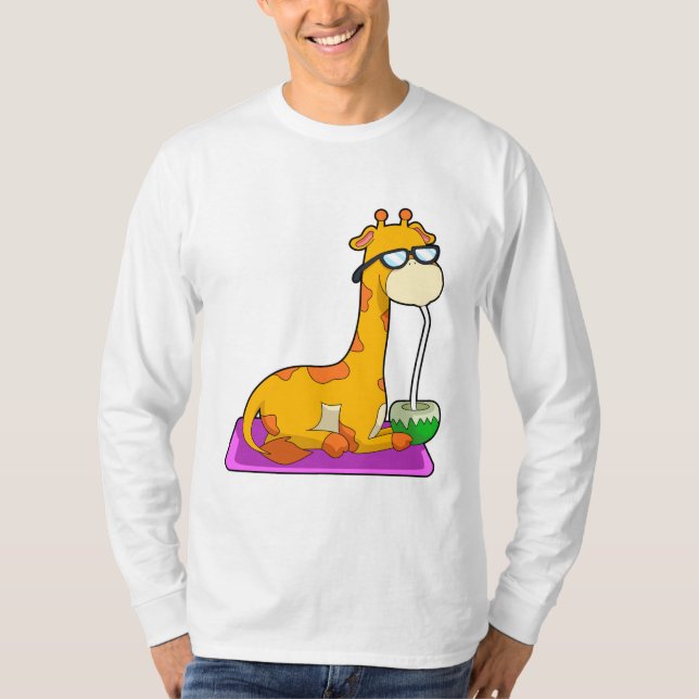 T-shirt Giraffe à la noix de coco (Devant)