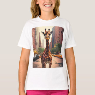 T-shirt Giraffe à New York