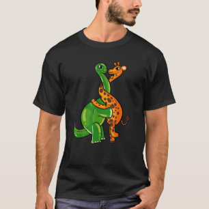 T-shirt Giraffe Accrocher Dinosaur Cadeau Pour Femmes Homm