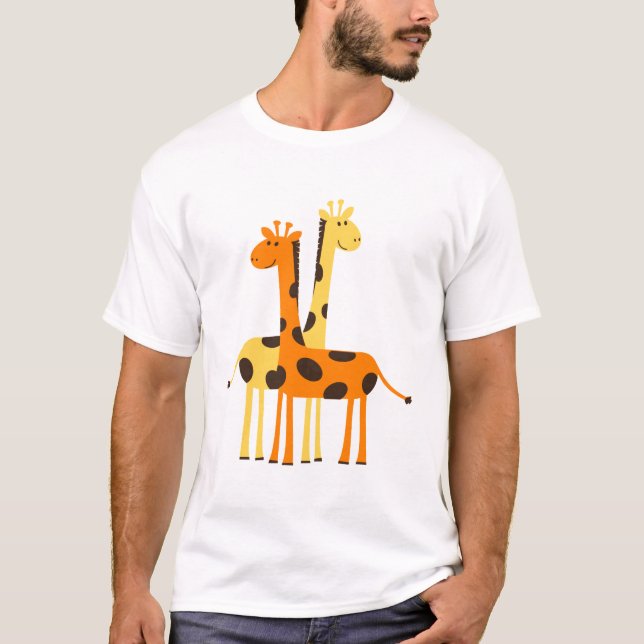 T-shirt Giraffe Afrique Safari (Devant)
