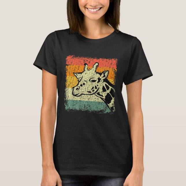 T-shirt Giraffe Animal Giraffe (Devant)
