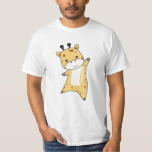 T-shirt Giraffe Animaux sucrés pour enfants Giraffes Zoo A