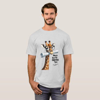 T-shirt Giraffe Architect Tee - A la vue haute altitude