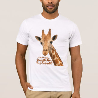 T-shirt Giraffe Au Calme Différent - Giraffe Art