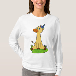 T-shirt Giraffe avec casquette de fête