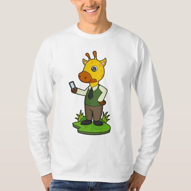 T-shirt Giraffe avec mobile (Devant)