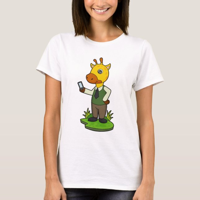 T-shirt Giraffe avec mobile (Devant)
