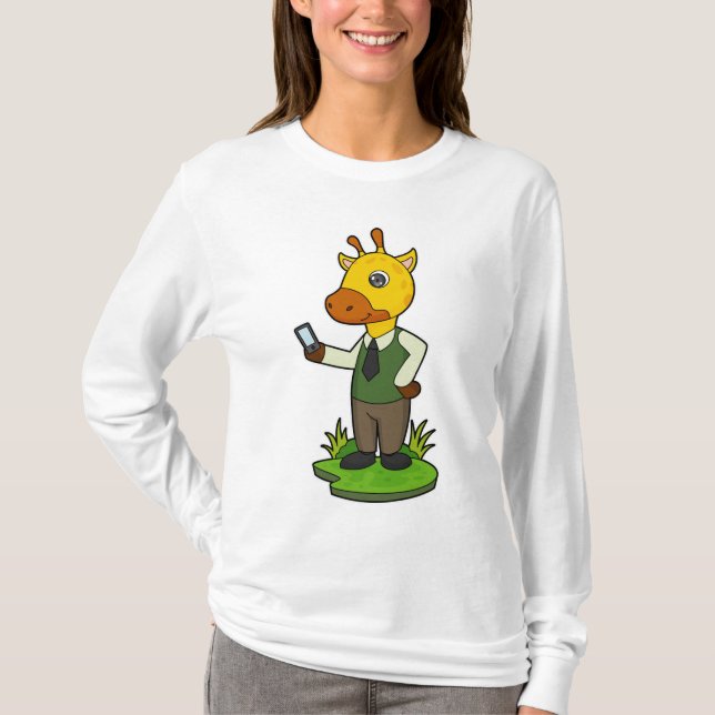 T-shirt Giraffe avec mobile (Devant)