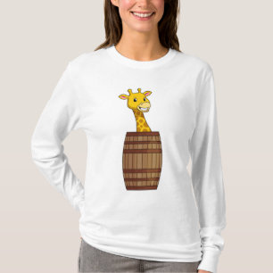T-shirt Giraffe avec tonneau