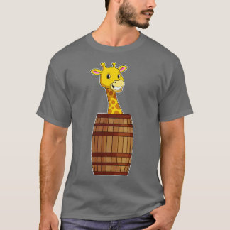 T-shirt Giraffe avec tonneau