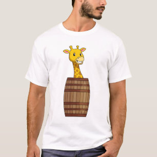 T-shirt Giraffe avec tonneau