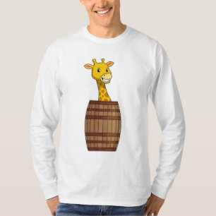 T-shirt Giraffe avec tonneau