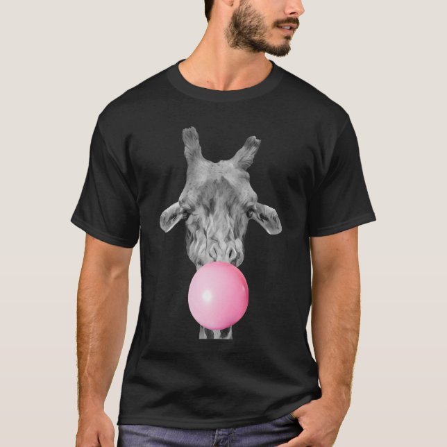 T-shirt Giraffe bubble (Devant)