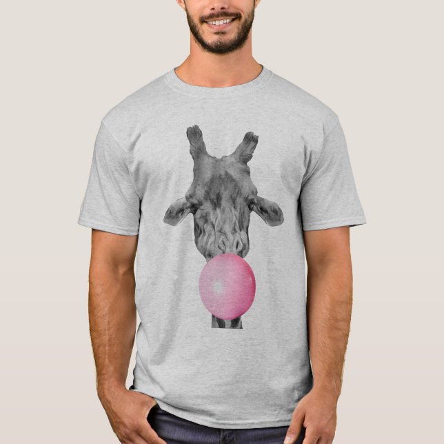 T-shirt Giraffe bubble (Devant)