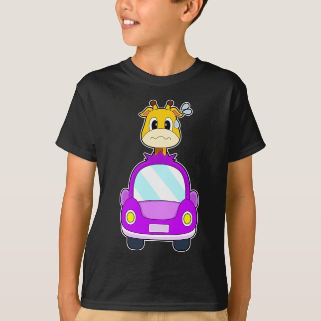 T-shirt Giraffe Car (Devant)