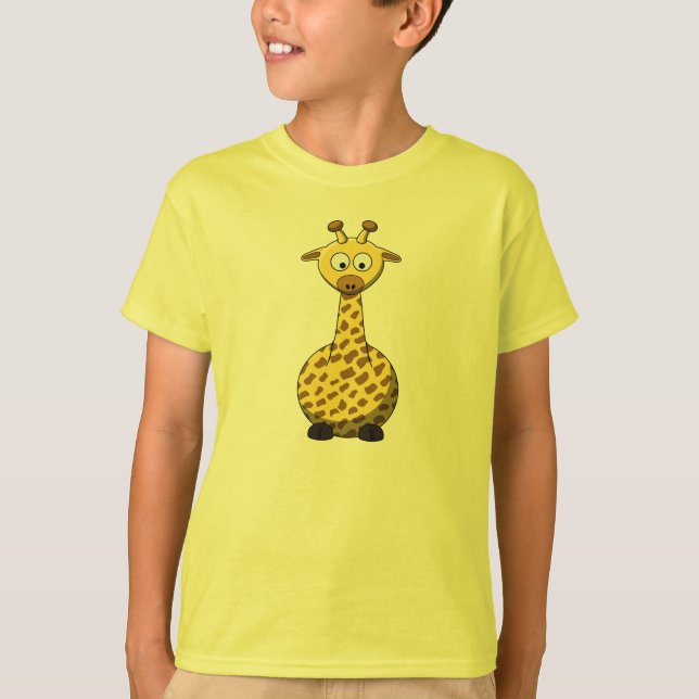 T-shirt Giraffe de dessin (Devant)