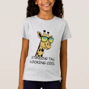 T-Shirt Giraffe en lunettes de soleil