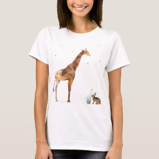 T-shirt Giraffe et lapin