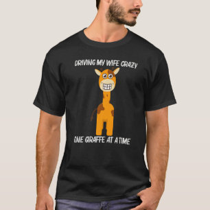 T-shirt Giraffe For Men Dad Boys Safari Wildlife Animal 1