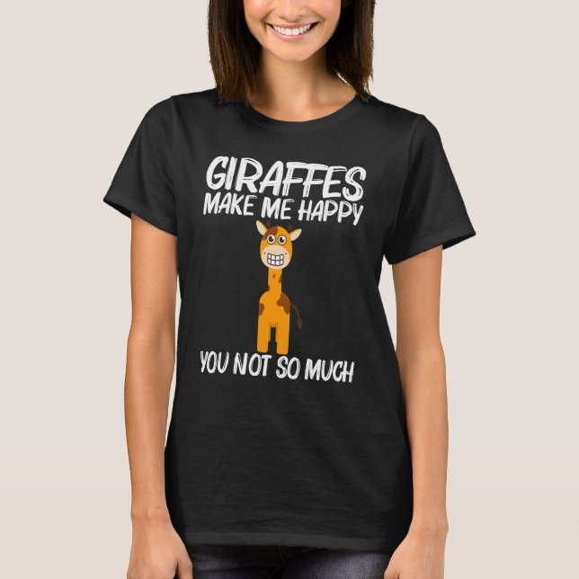 T-shirt Giraffe For Men Women Safari Wildlife Animal (Devant)