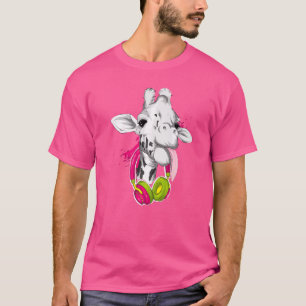 T-shirt Giraffe Graphic Cute Giraffe Cool animal