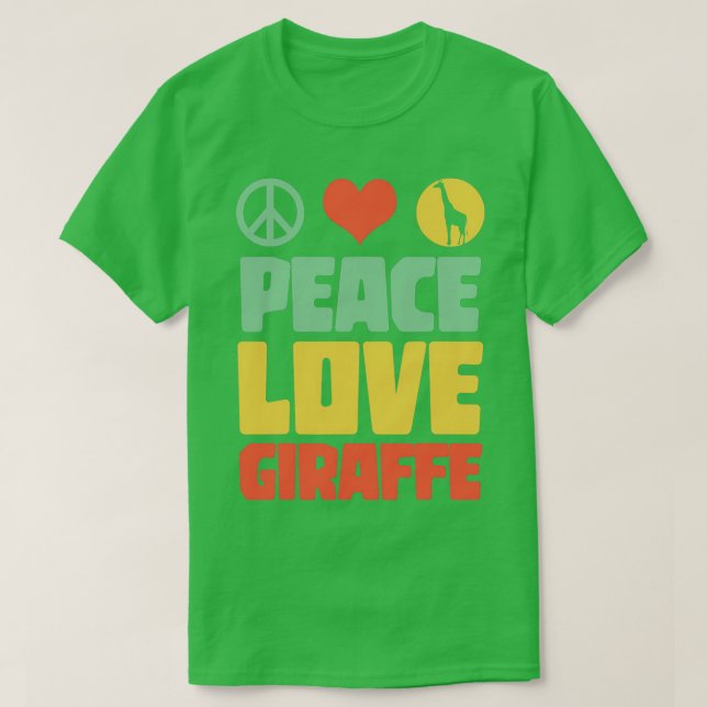 T-shirt Giraffe Hobbie Giraffe 1 (Design devant)