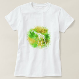 T-shirt Giraffe Jaune