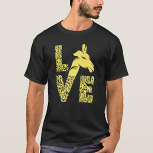 T-shirt Giraffe Love Ruminant le plus grand Camelopard Saf