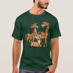 T-shirt Giraffe Lover Cute Africa Safari Zoo Animal Famill