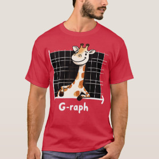 T-shirt Giraffe mathamatique