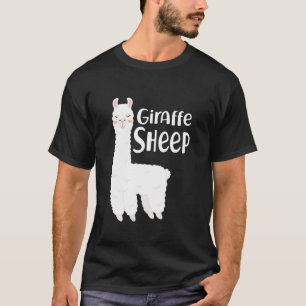 T-shirt Giraffe Mouton - Animal drôle renommé Lama Glama N