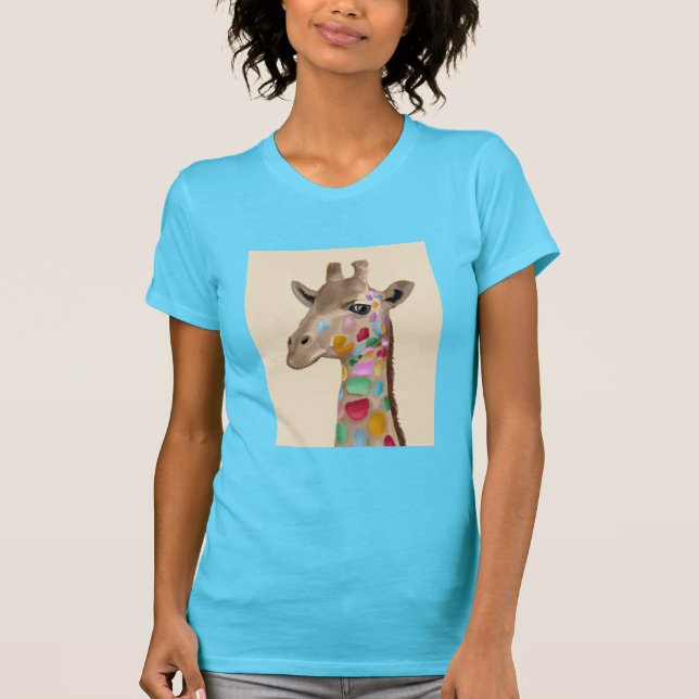T-shirt Giraffe multicolore (Devant)