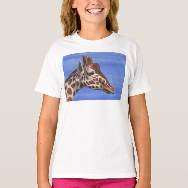 T-shirt Giraffe pensive (Devant)