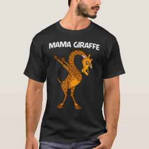 T-shirt Giraffe Pour Femmes Maman Safari Wild Zoo Animal 1