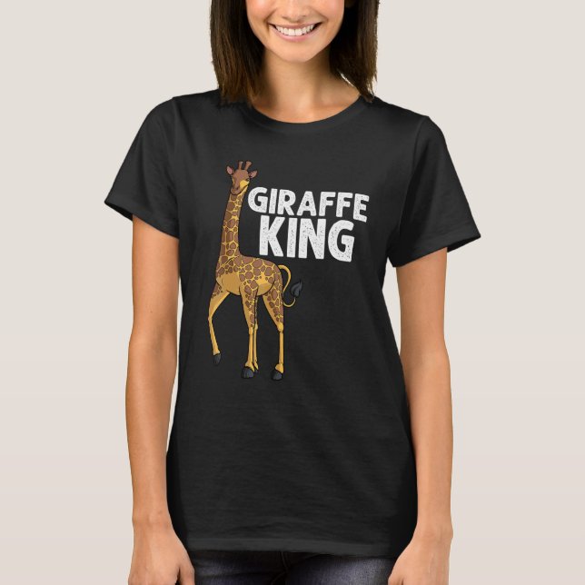 T-shirt Giraffe Pour Hommes Grand-Père Papa Giraffe Animal (Devant)