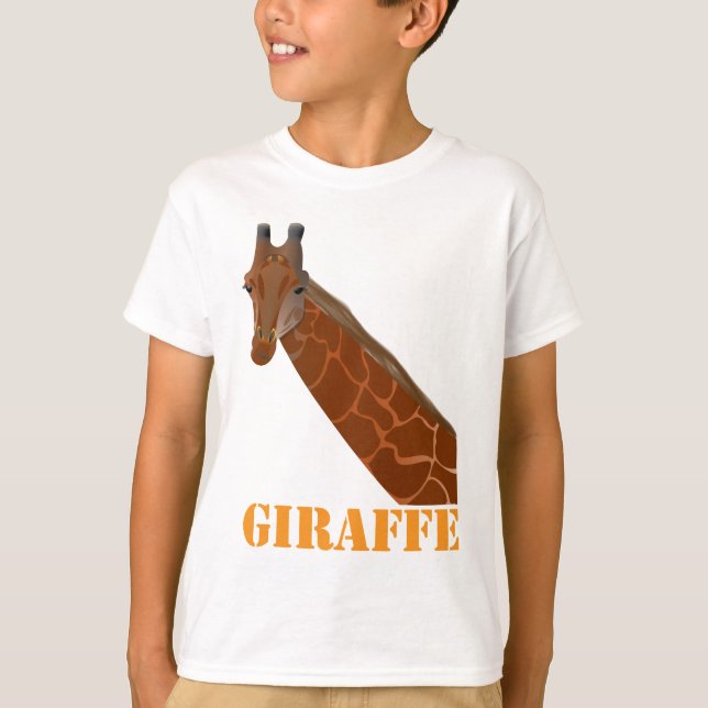T-shirt Giraffe Ringer (Devant)