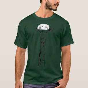 T-shirt Giraffe Safari Animal Chef Drôle Cuisine Cuisine s