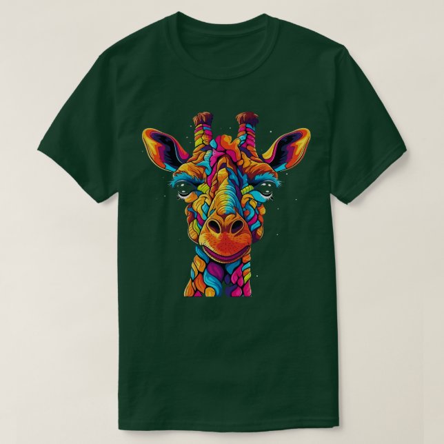 T-shirt Giraffe souriante (Design devant)