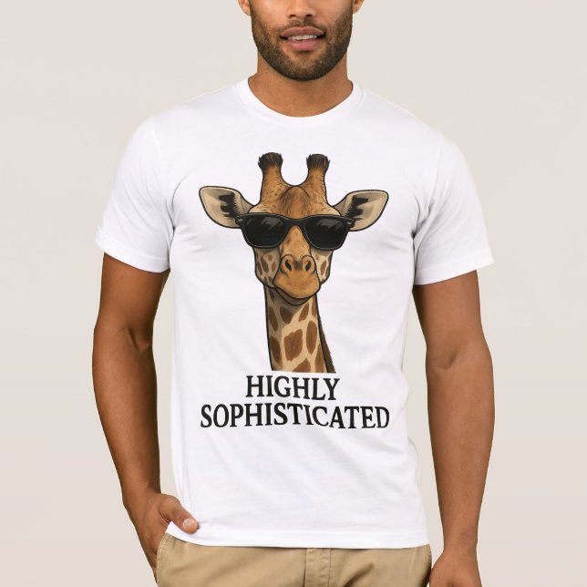 T-shirt Giraffe très sophistiquée (Devant)