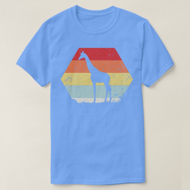 T-shirt Giraffe Vintage 1 (Design devant)