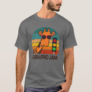 T-shirt Giraffe vintage Jam Giraffic Funny Safari africain